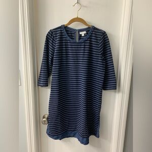 J. Jill Blue Striped dress